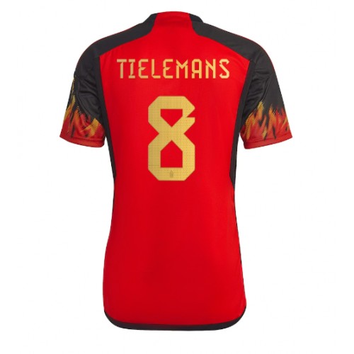 Belgija Youri Tielemans #8 Domaci Dres SP 2022 Kratak Rukavima